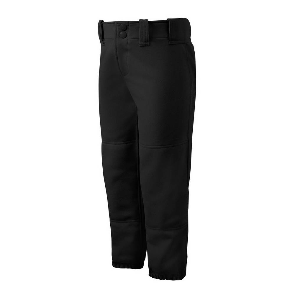 Pantalones Mizuno Softball Belted Para Mujer Negros 4310728-YW